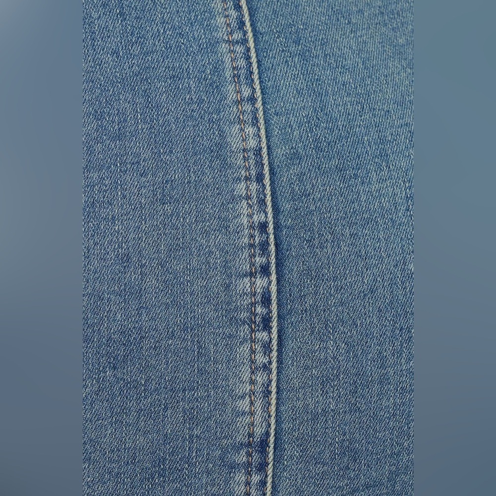 Garage Strapless Denim Mini Dress in Light Blue - Picture 4 of 4